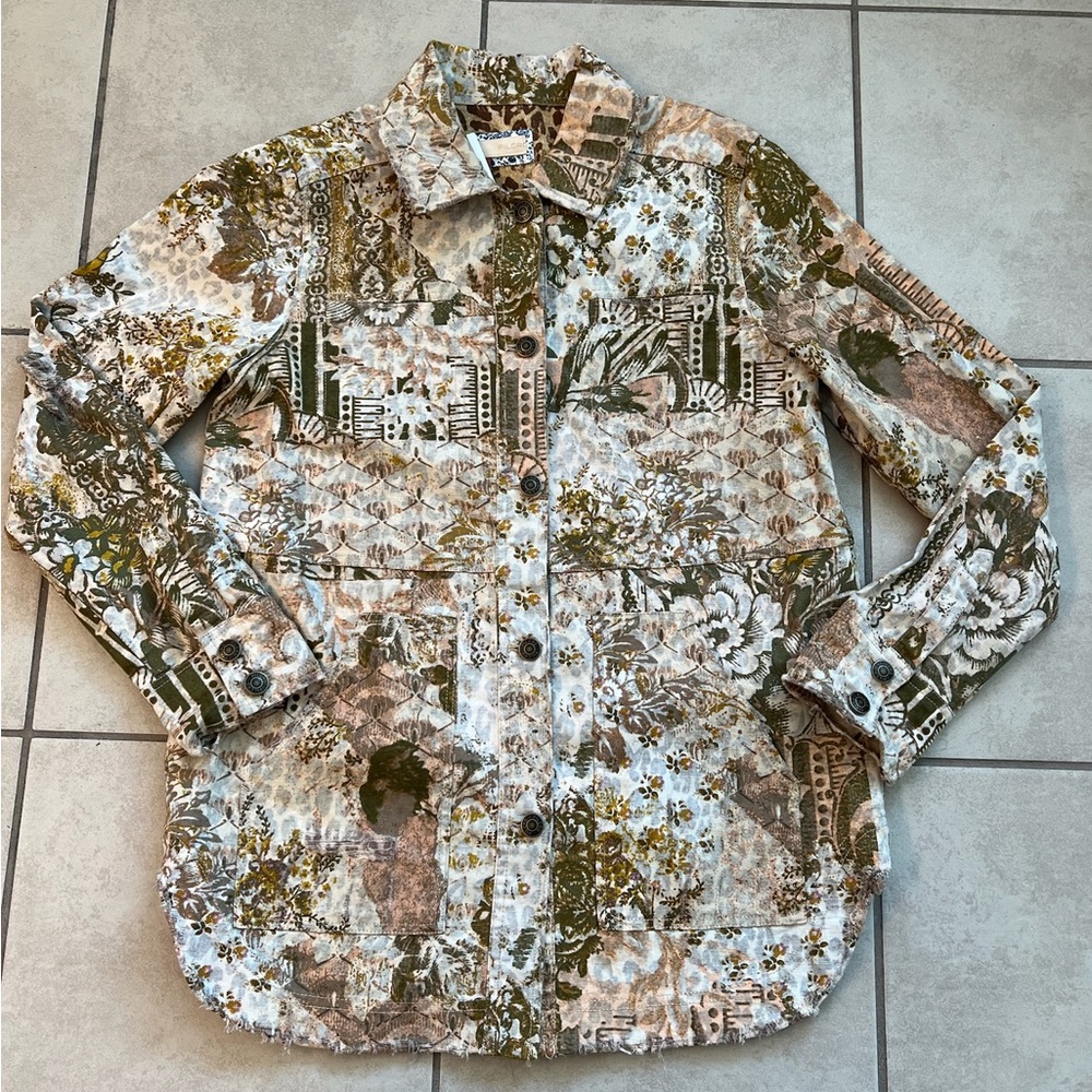 NWT Anthropologie Pilcro Patchwork Jacket